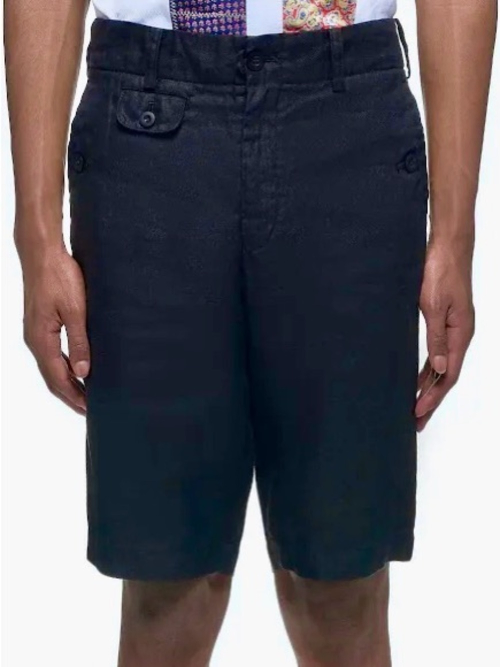 Junya Watanabe MAN Navy Linen Deck Shorts 34w